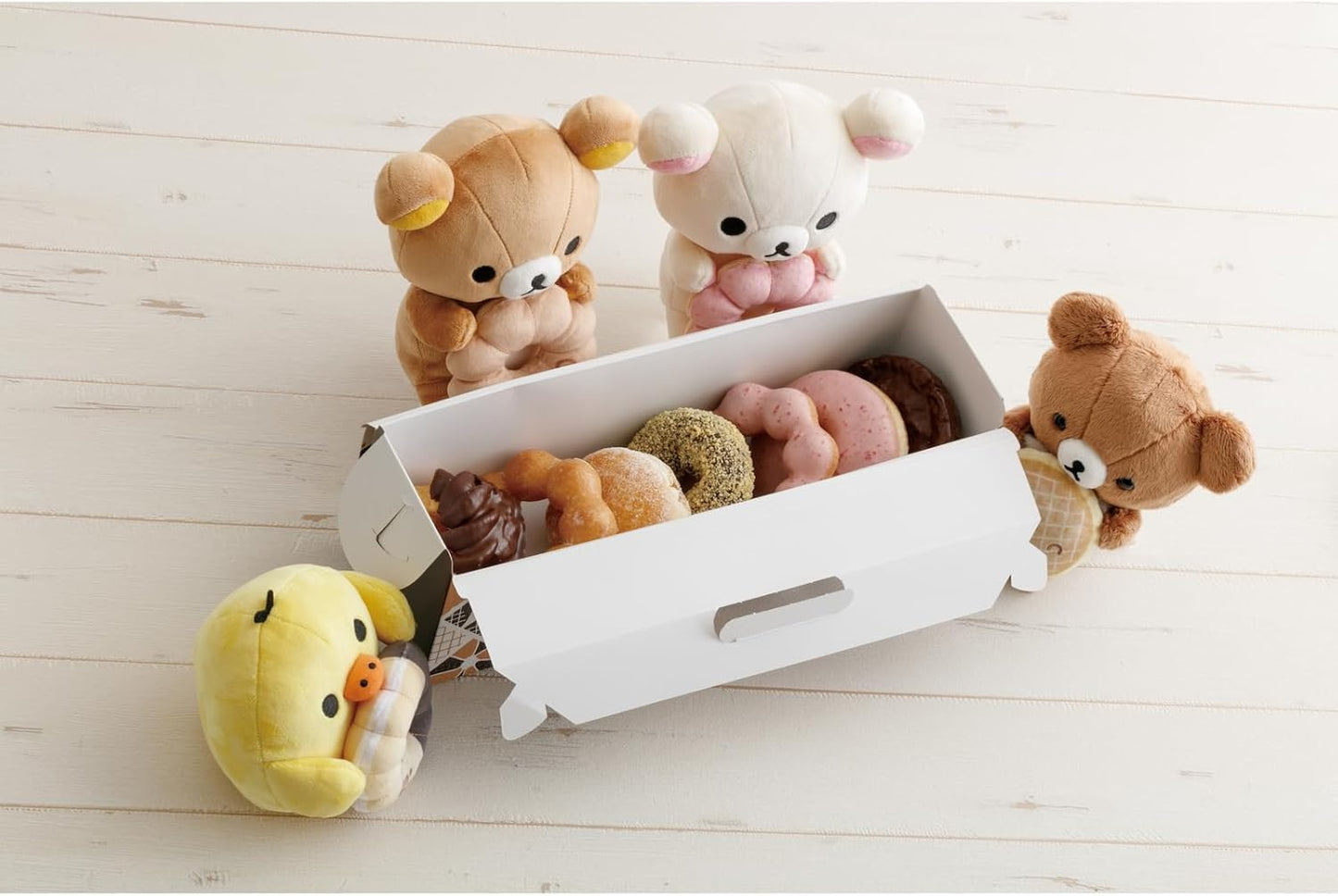 小白熊 毛公仔 - Rilakkuma x Mister Donut