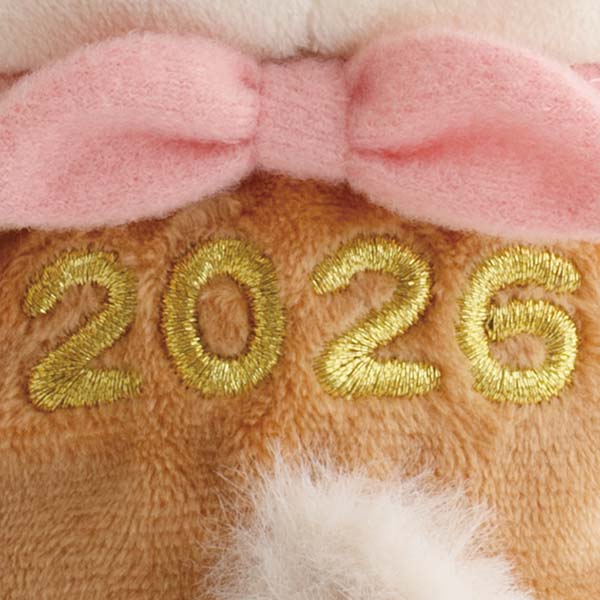 小白熊 毛公仔 - 2026馬年新年