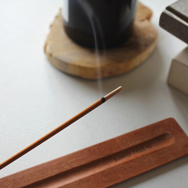 Bamboo Incense Holder Sawo Tree