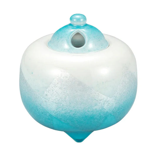 九谷燒 3.5號香爐 銀彩 / 龍彩