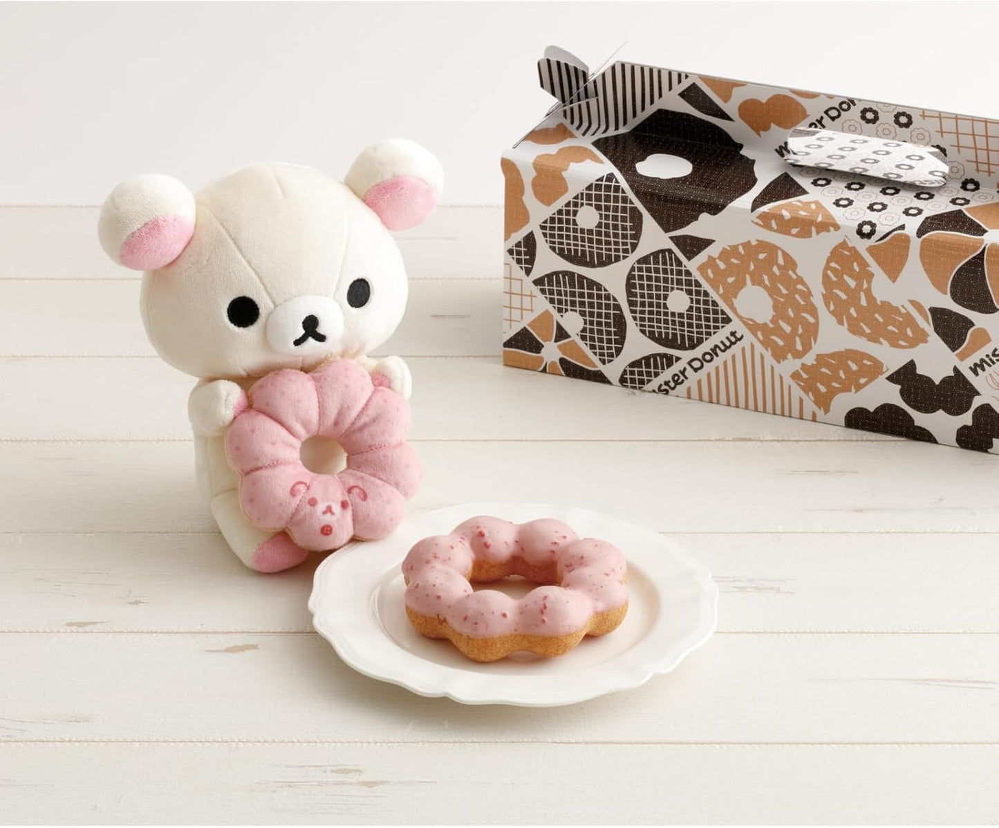 小白熊 毛公仔 - Rilakkuma x Mister Donut