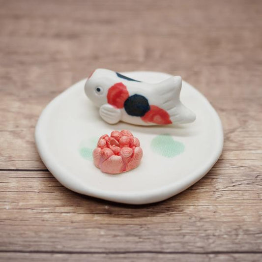 日本製 手作線香座 | 錦鯉