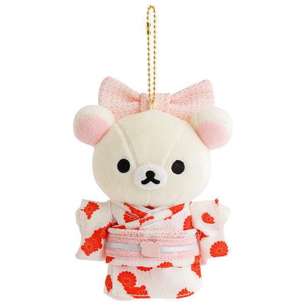 小白熊 吊飾毛公仔 - 2025 和服主題