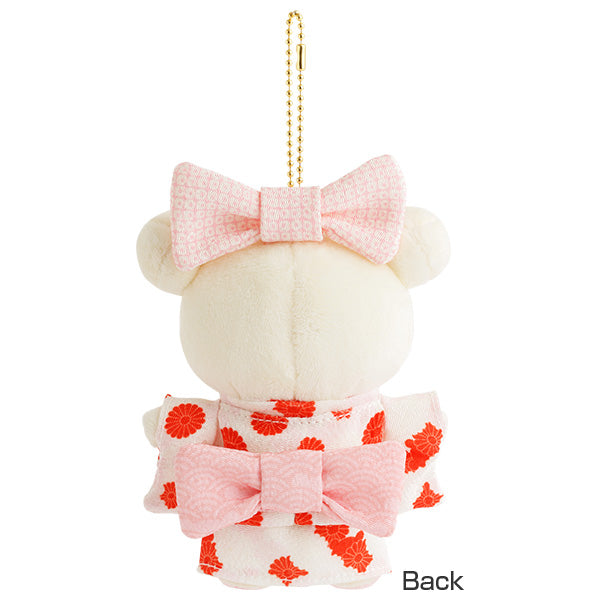 小白熊 吊飾毛公仔 - 2025 和服主題