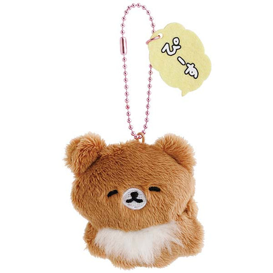 茶小熊 吊飾扣針公仔 - 輕鬆溫暖系列