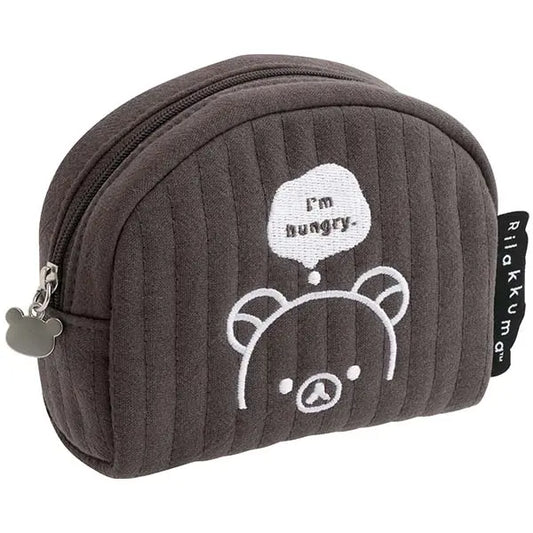 鬆弛熊 收納袋 - Basic Rilakkuma Monochrome