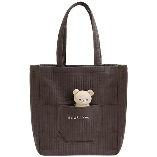 鬆弛熊 Tote Bag - Basic Rilakkuma Monochrome