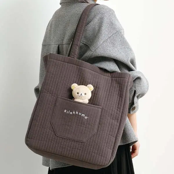 鬆弛熊 Tote Bag - Basic Rilakkuma Monochrome