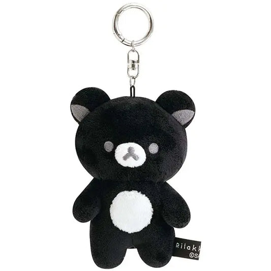 鬆弛熊 吊飾毛公仔 - Basic Rilakkuma Monochrome