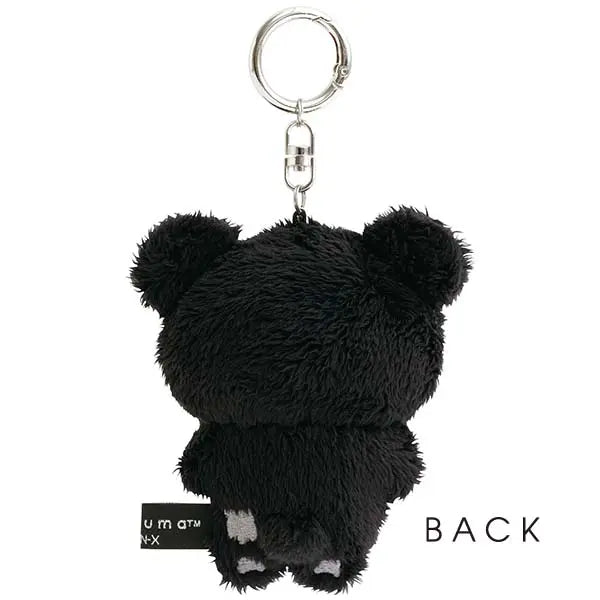 茶小熊 吊飾毛公仔 - Basic Rilakkuma Monochrome