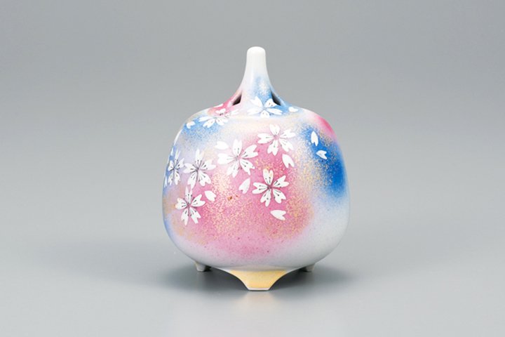 [預訂] 九谷燒 4号香爐 花之舞