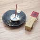 日本製 手作線香座 | 金彩芒草和兔兔